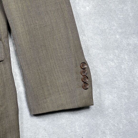 Ralph Lauren Blazer Mens Size 44R Brown Wool Two Button Sport Coat Blazer - Picture 6 of 15